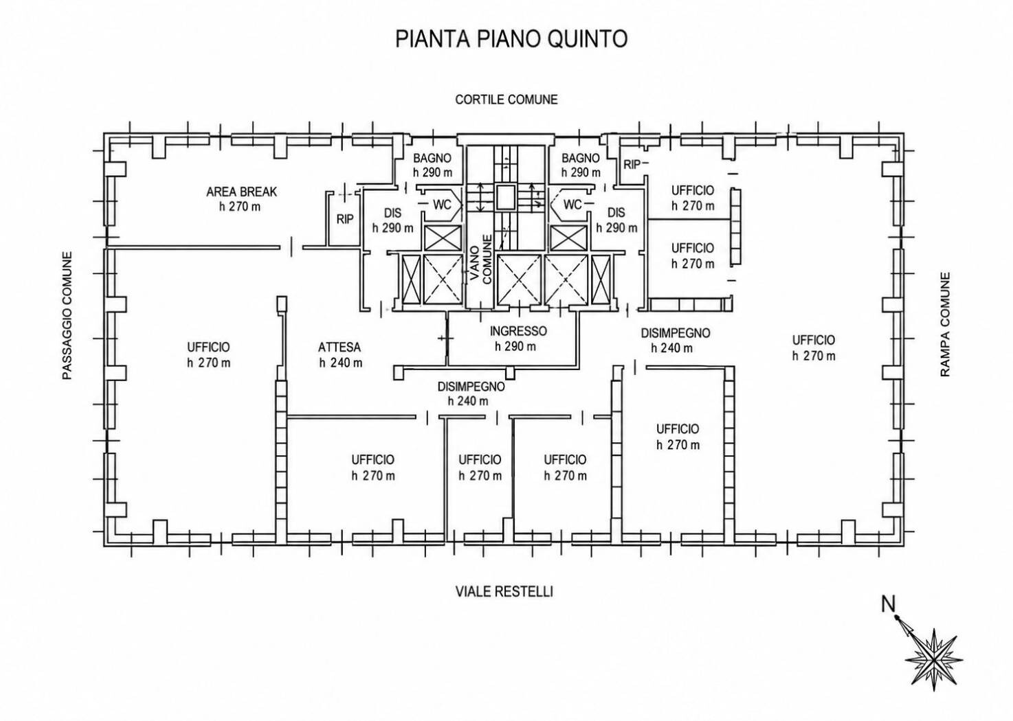 Affitto Ufficio Milano 348 mq– rif. Immo15170 Lombardei
